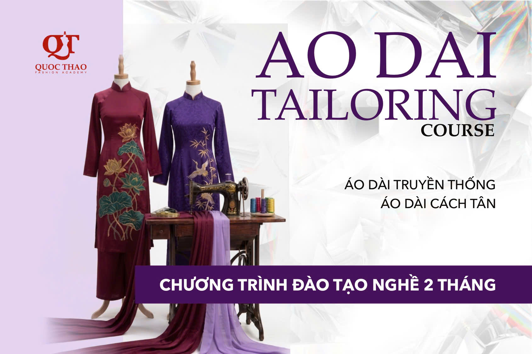 Học cắt may Áo dài