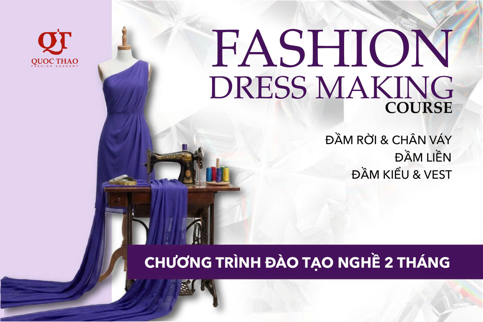 Cắt may đầm thời trang
