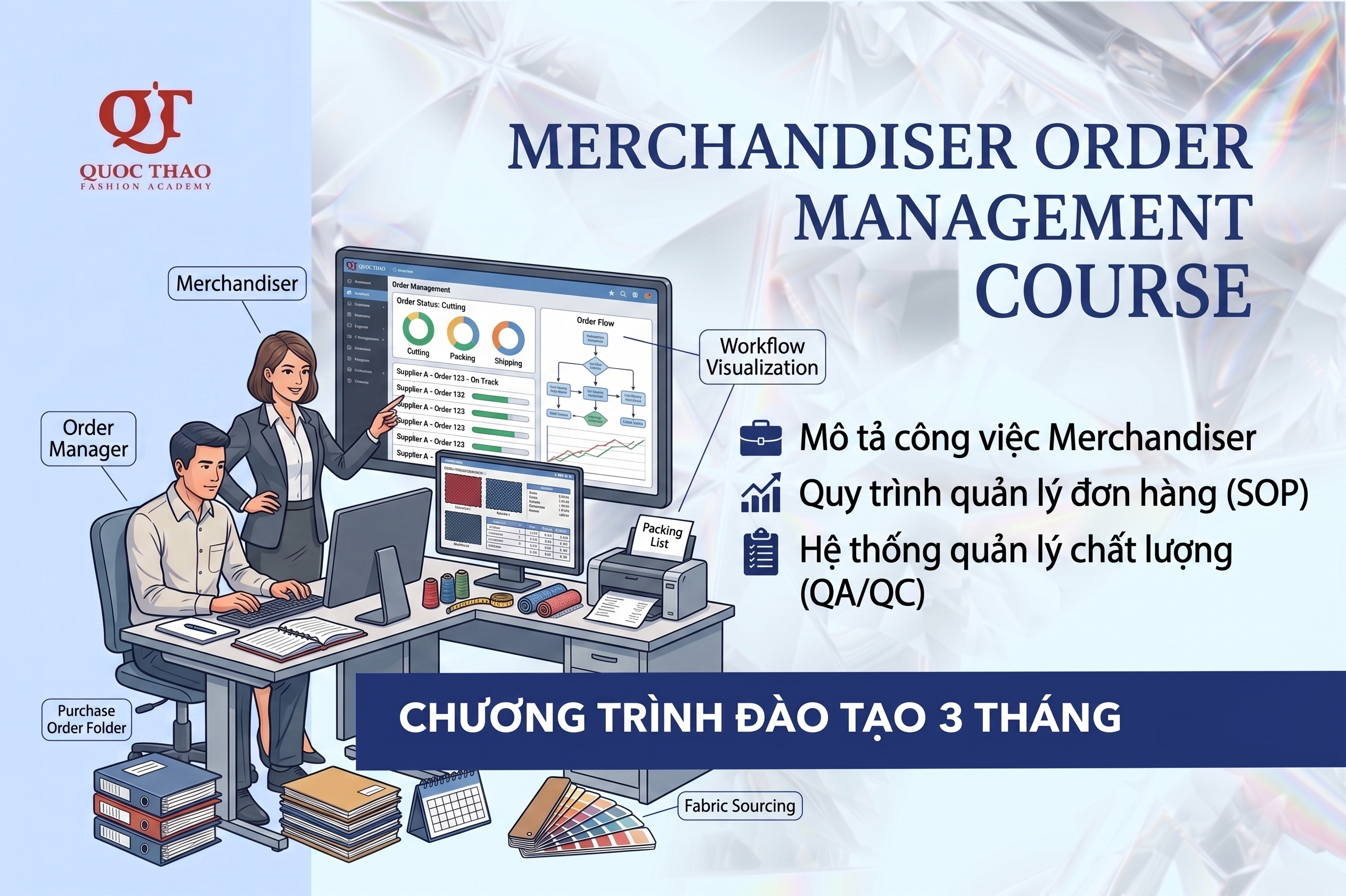 Quản lý đơn hàng Merchandiser chuyên nghiệp