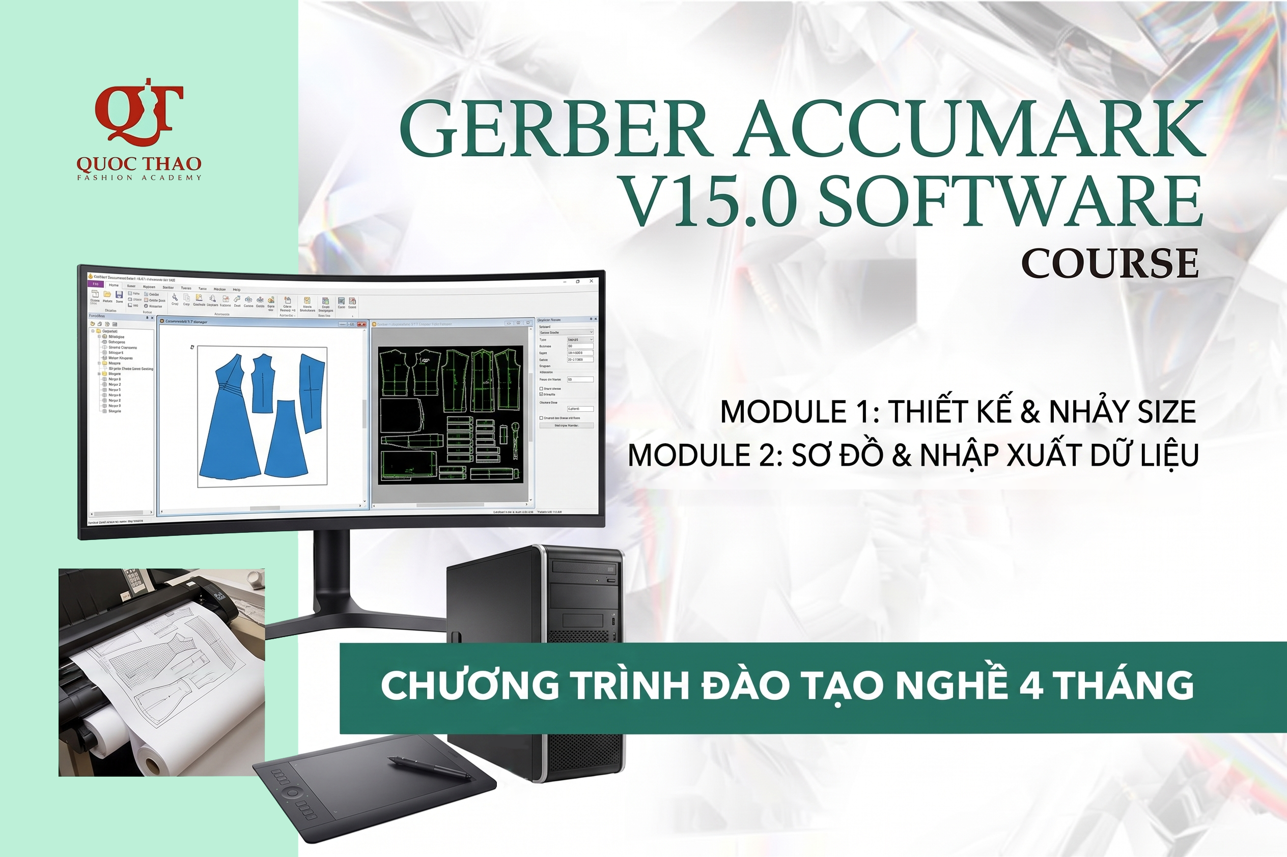 Khóa học phần mềm Gerber Accumark V15.0